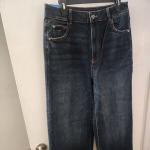 NWT WIDE LEG JEANS HIGH RISE SIZE 10 BY WELL WORN